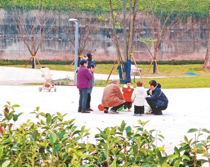 绿地城公园建成投用