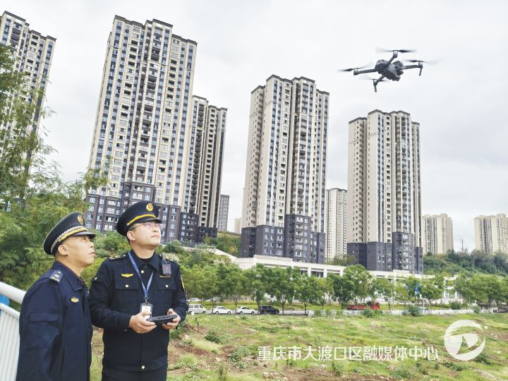 八桥镇：“无人机+”助力执法巡查